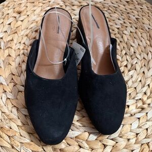 Universal Thread Black suede Women's Mules, 9